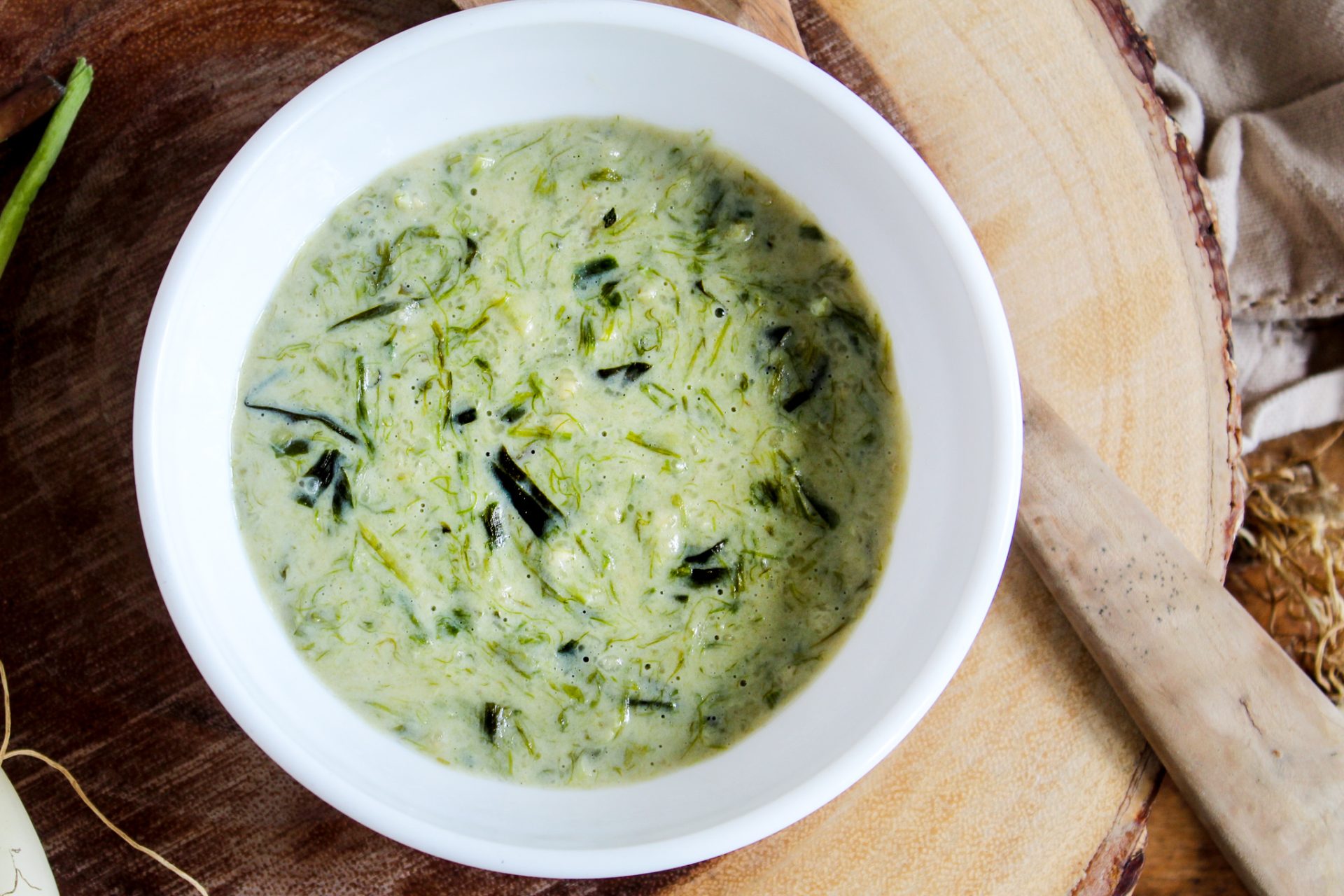 Wild Ramp Cream Sauce — A Versatile Spring Sauce