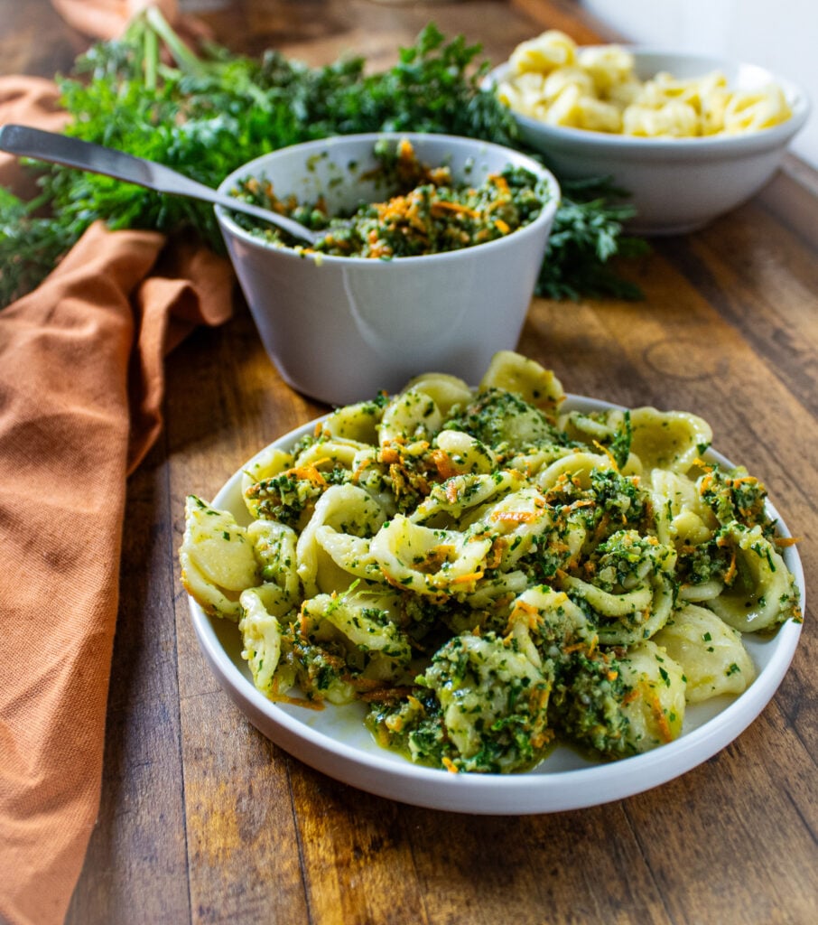 carrot top pesto.