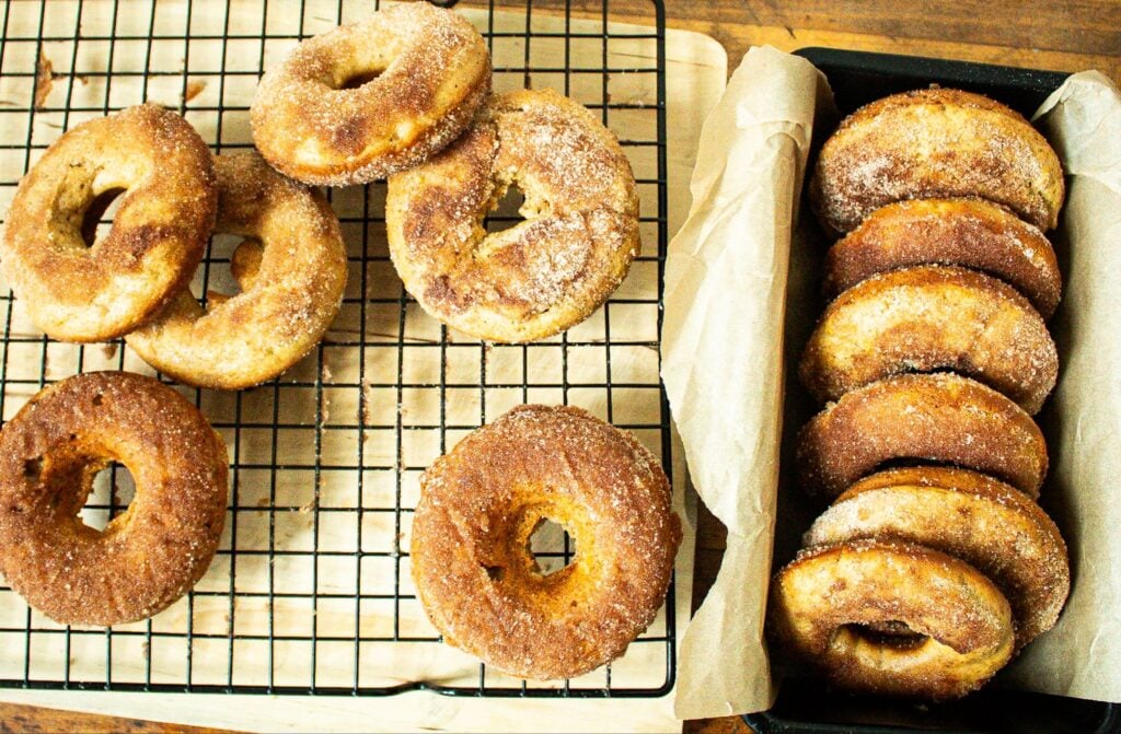 Baked Apple Cider Doughnuts