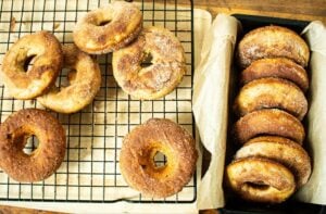 Baked Apple Cider Doughnuts