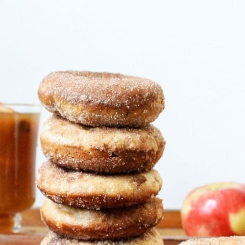 Baked Apple Cider Doughnuts.