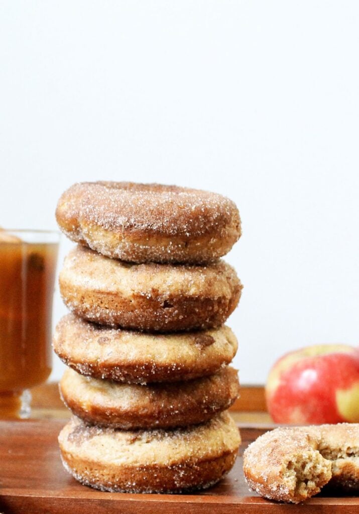 Baked Apple Cider Doughnuts.