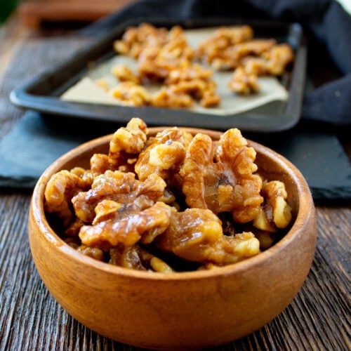 Brown Sugar Candied Walnuts